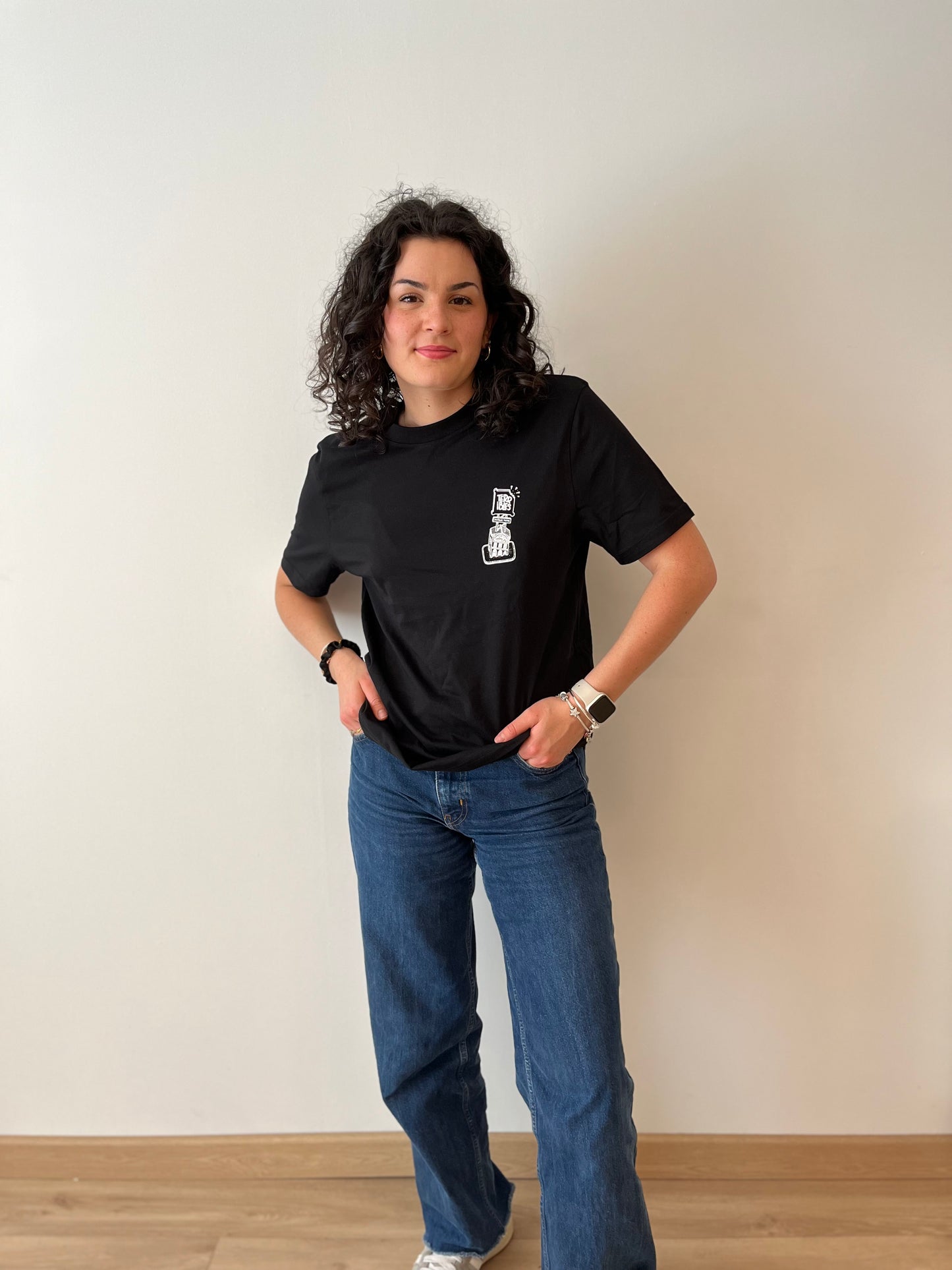 T-Shirt Noir by Docteur Paper