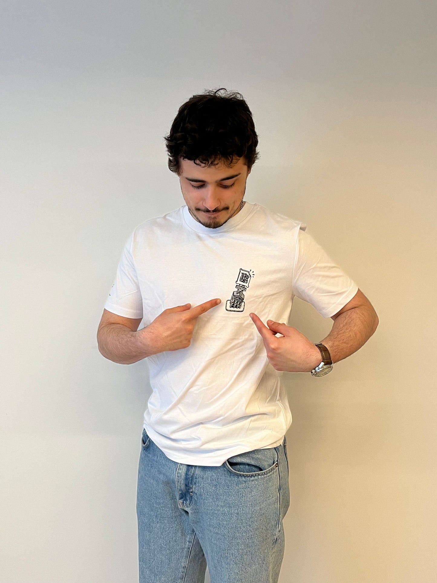 T-Shirt Blanc by Docteur Paper