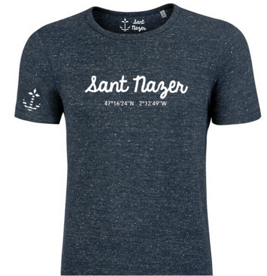 T-shirt "Sant Nazer" Bleu Marine - Terribles Nantais