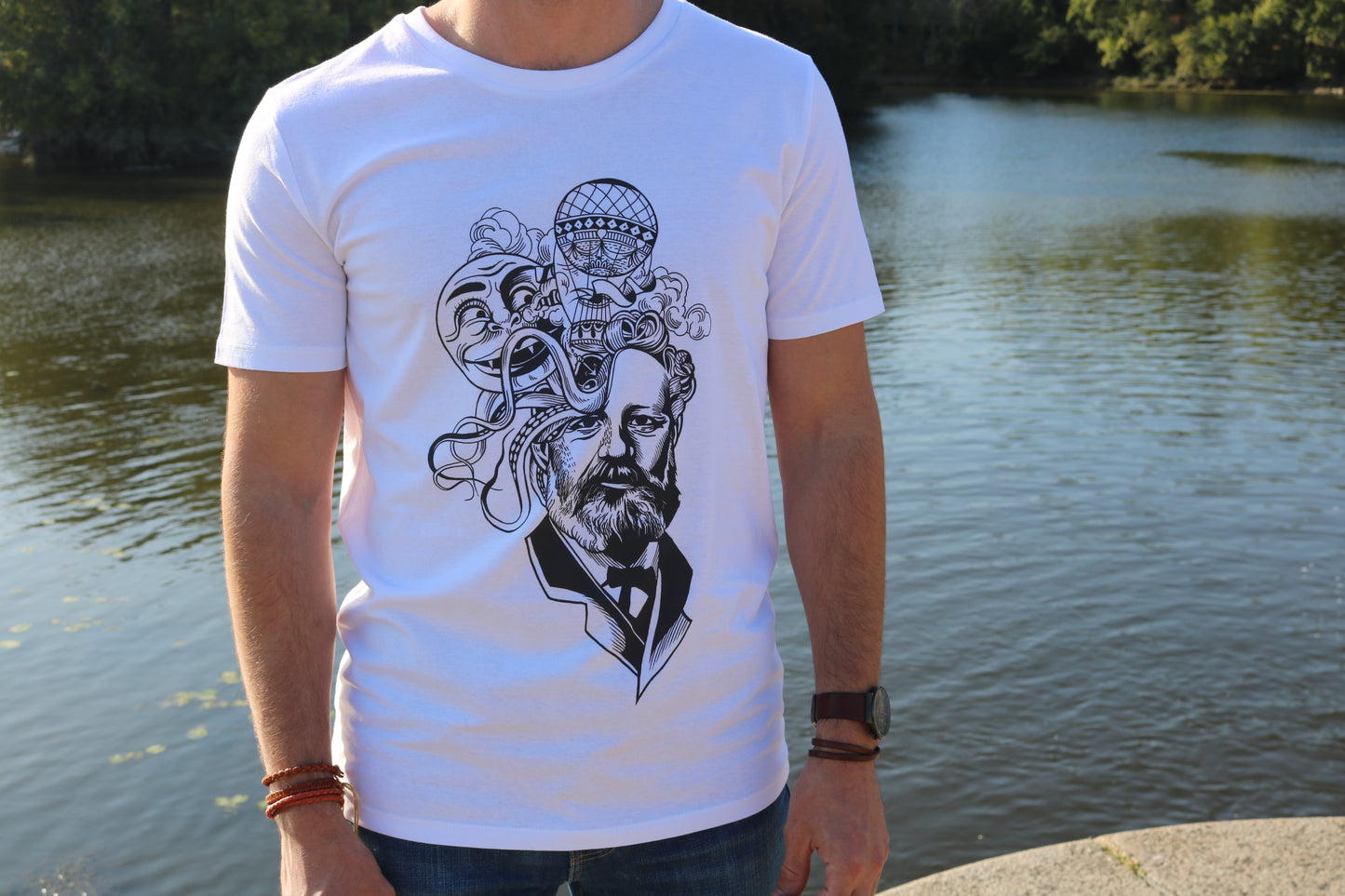 T-shirt Mixte Homme "L'esprit de Jules Verne" - Terribles Nantais
