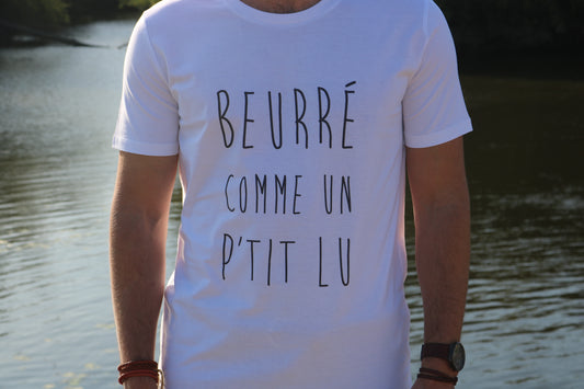 T-shirt Homme "Beurre comme un p'tit lu" - Terribles Nantais