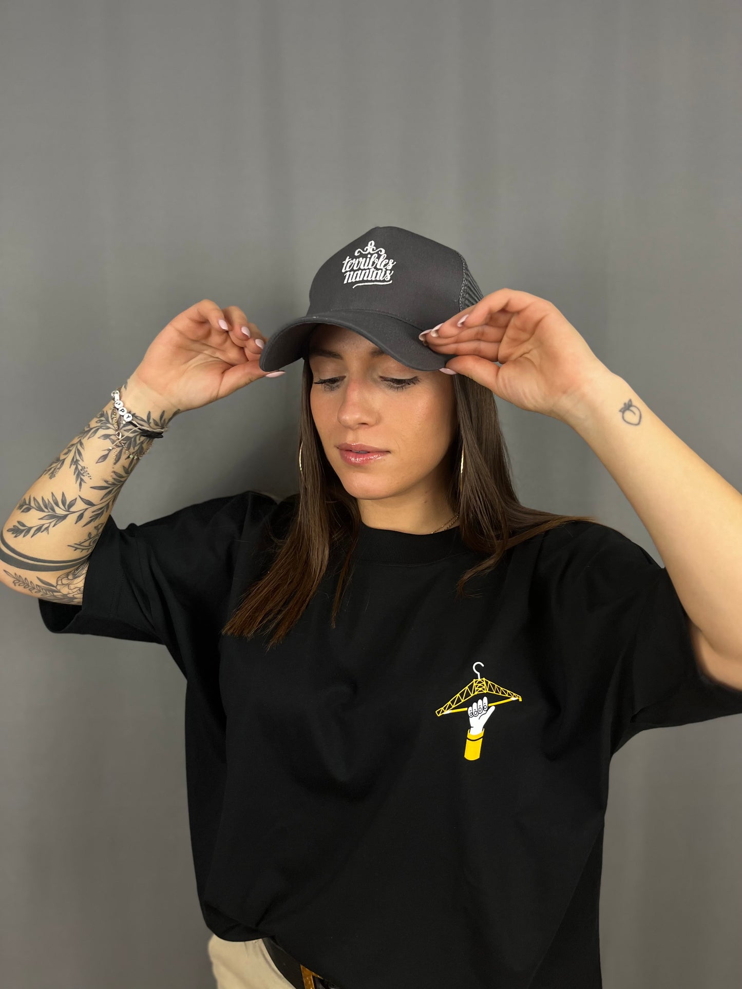 Casquette Grise Unisexe 'Terribles Nantais'
