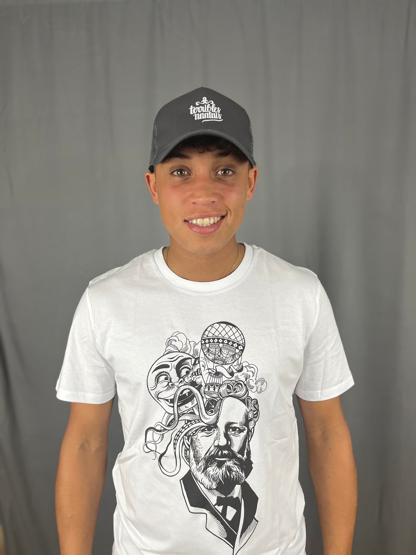 Casquette Grise Unisexe 'Terribles Nantais'