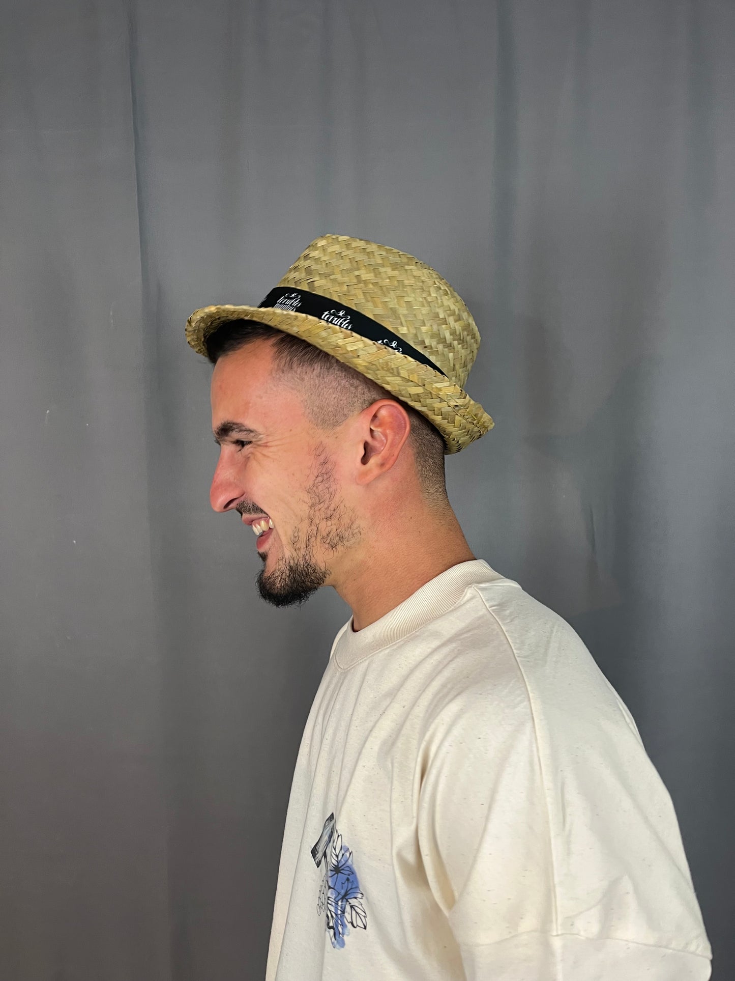 Chapeau de Paille Unisexe 'Terribles Nantais'