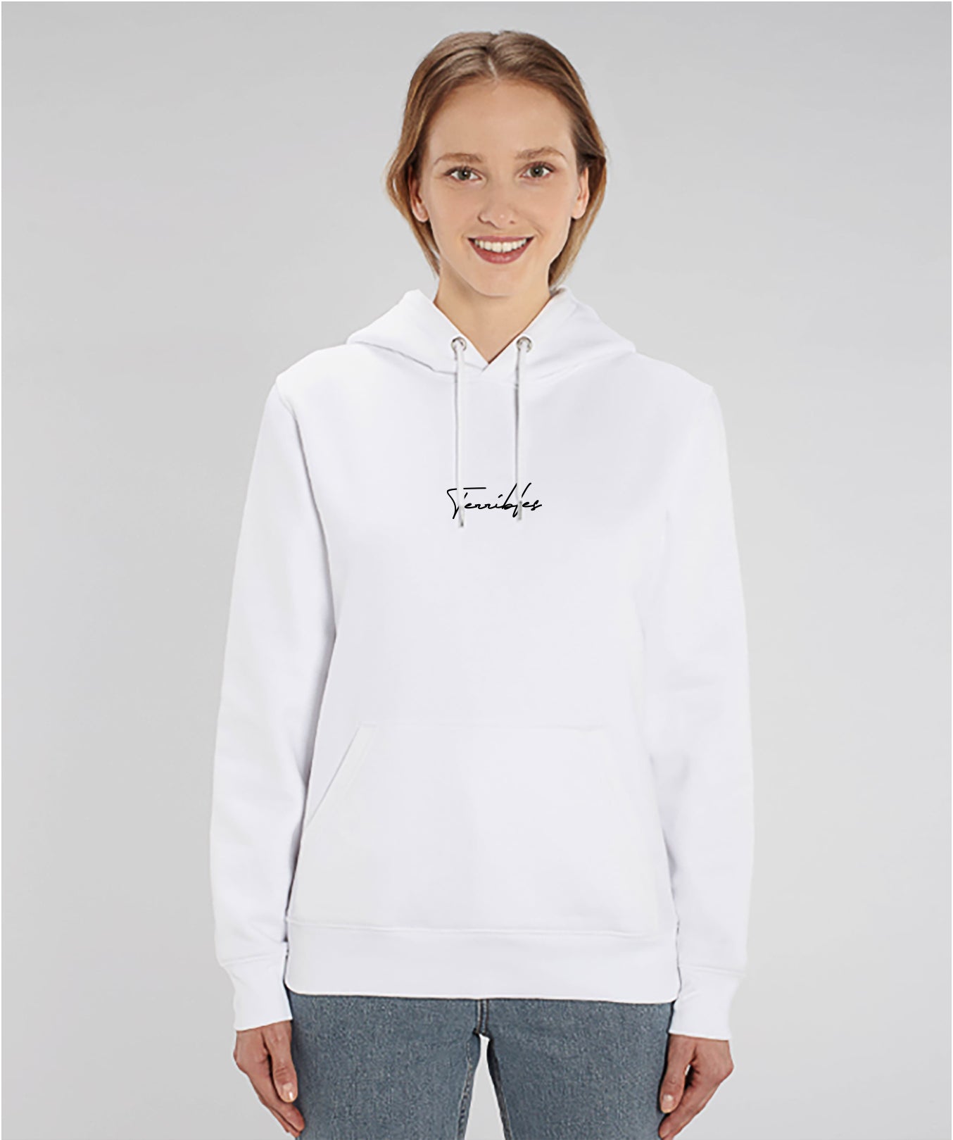 Pull Unisexe Blanc avec logo 'Terribles' Noir - Terribles Nantais