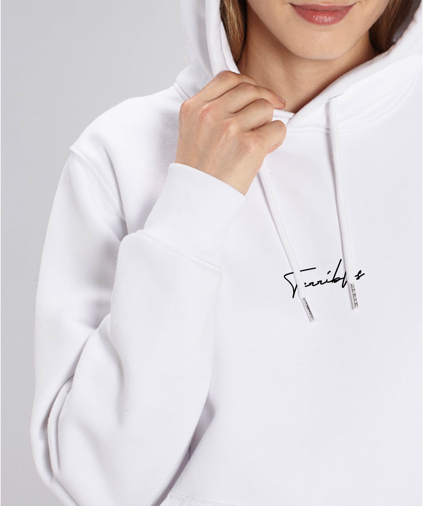 Pull Unisexe Blanc avec logo 'Terribles' Noir - Terribles Nantais