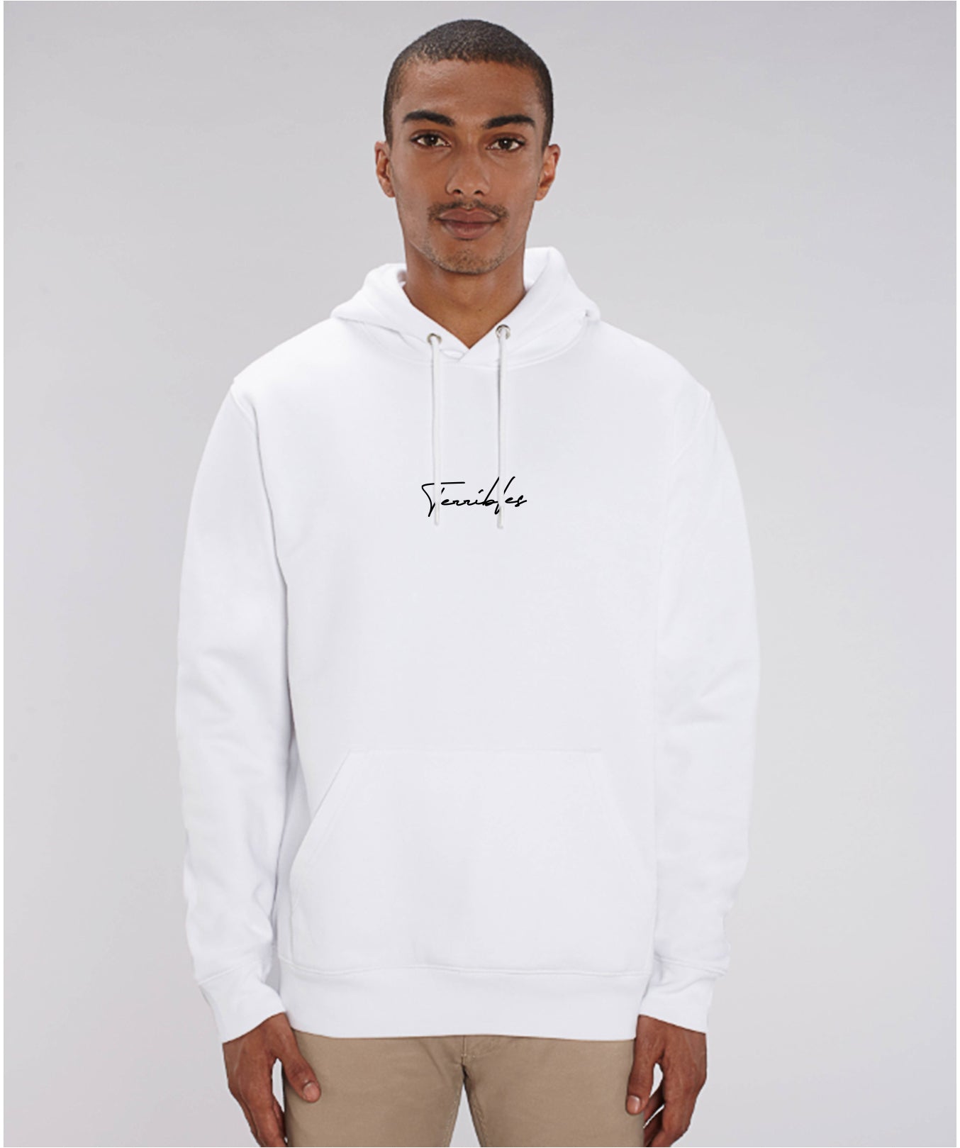Pull Unisexe Blanc avec logo 'Terribles' Noir - Terribles Nantais