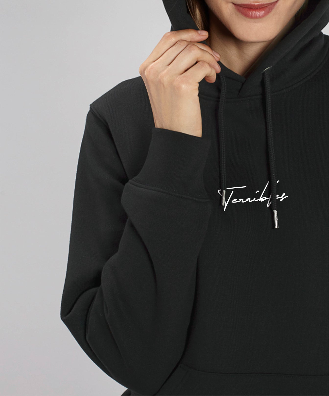 Pull Unisexe Noir avec logo 'Terribles' Blanc - Terribles Nantais