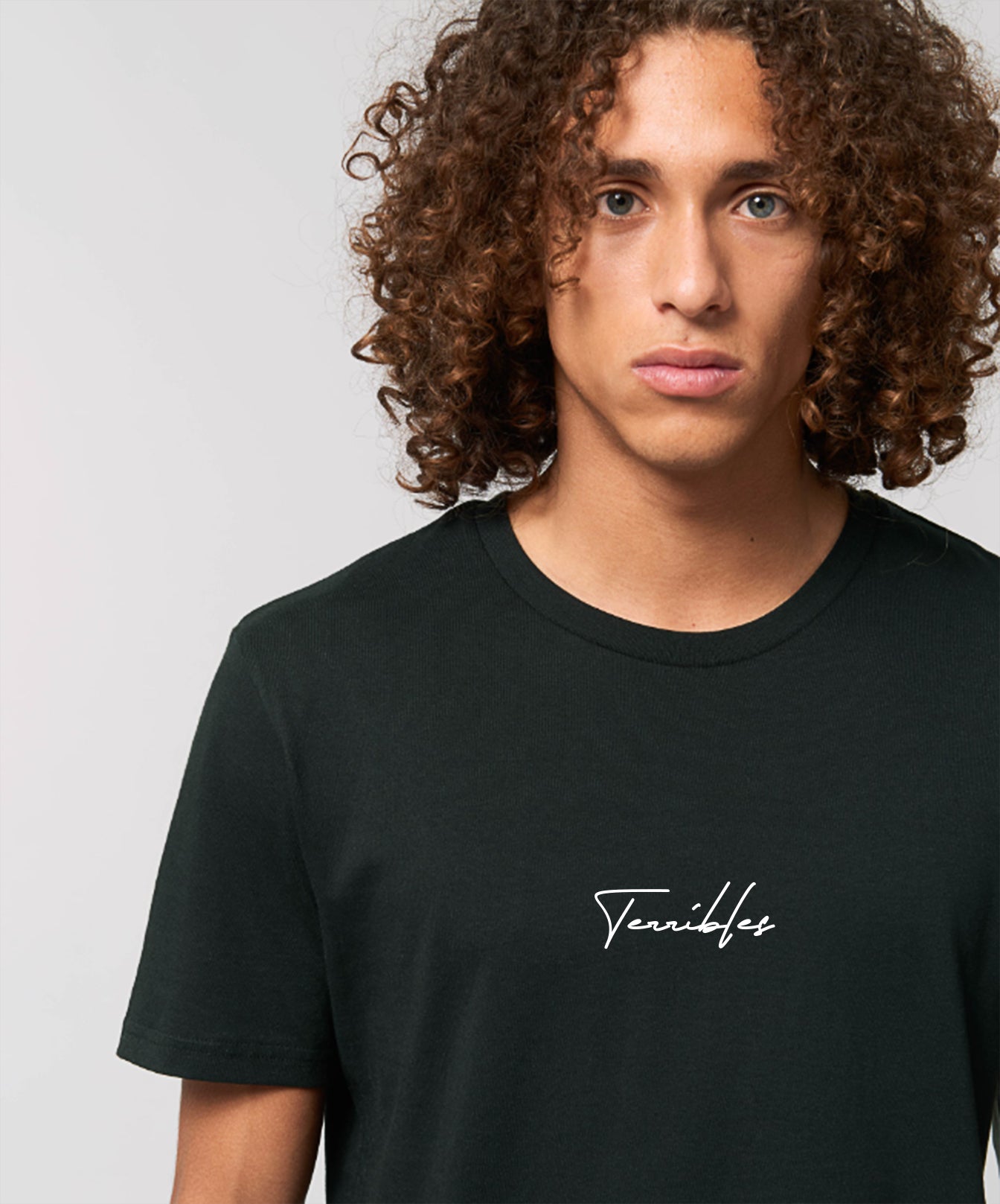 T-Shirt Unisexe Noir avec logo 'Terribles' Blanc - Terribles Nantais