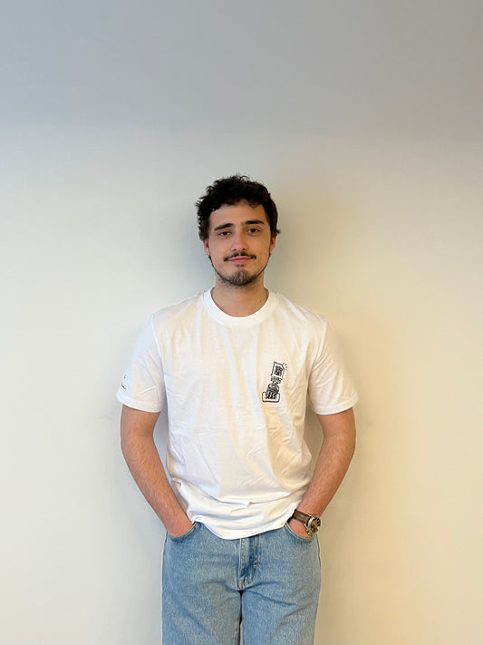 T-Shirt Blanc by Docteur Paper