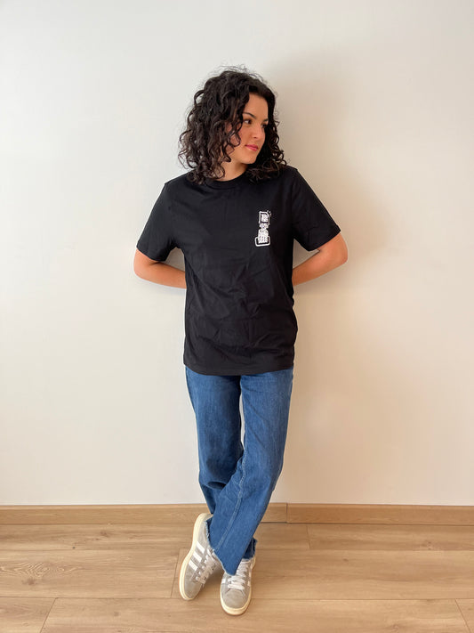 T-Shirt Noir by Docteur Paper