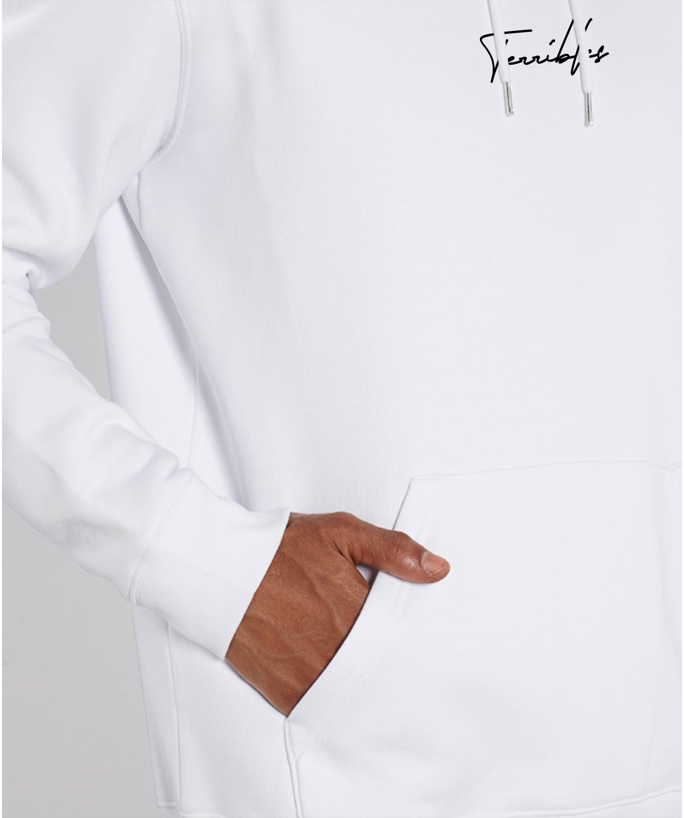 Pull Unisexe Blanc avec logo 'Terribles' Noir - Terribles Nantais