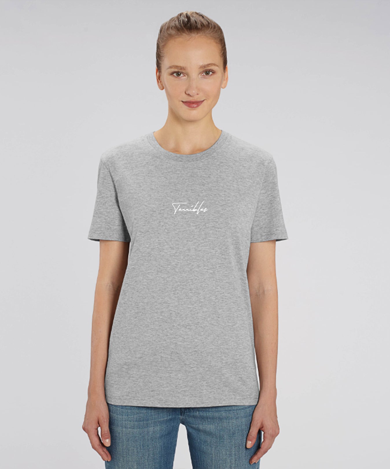T-Shirt Unisexe Gris avec logo 'Terribles' Blanc - Terribles Nantais